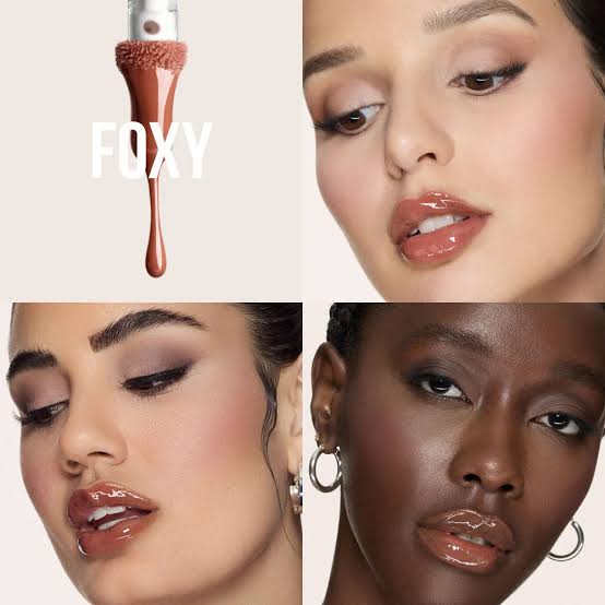 Huda Beauty Faux Filler Shiny Non-Sticky Lip Gloss - Foxy