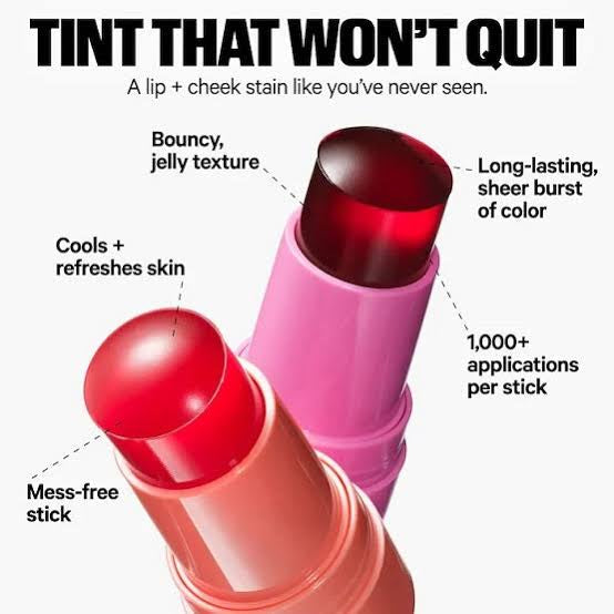MILK Cooling Water Jelly Tint
Jelly Blush + Lip Stain