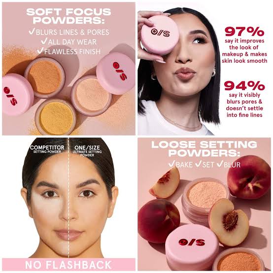 ONE/SIZE By Patrick Starrr Ultimate Blurring Setting Powder ULTRA PINK 34.5 gm