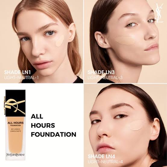 YVES SAINT LAURENT ALL HOURS LUMINOUS MATTE FOUNDATION- LN1 shade