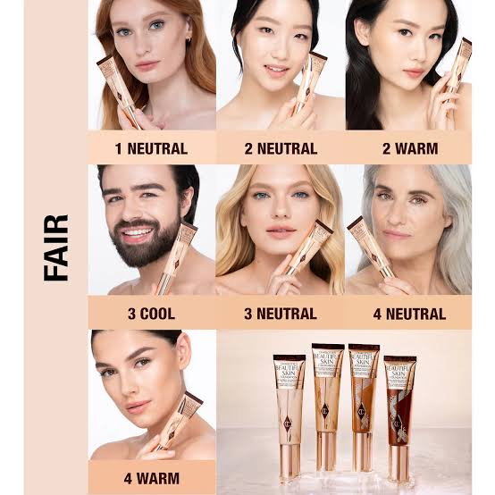 CHARLOTTE TILBURY - Beautiful Skin Medium Coverage Liquid Foundation I Neutral shade