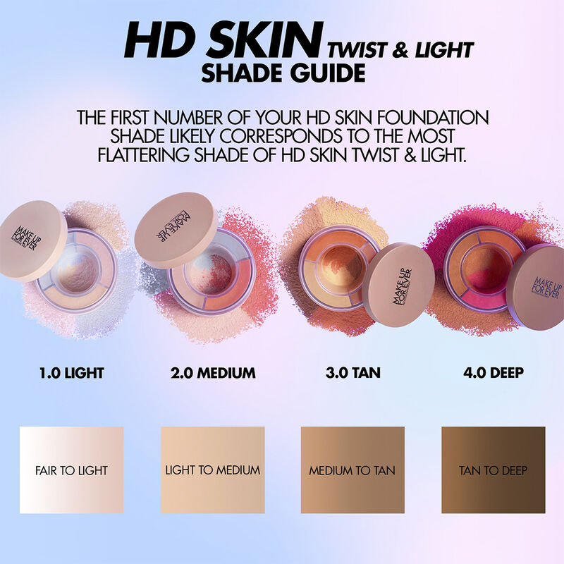 MAKEUP FOREVER -HD SKIN TWIST & LIGHT 24HR Luminous Finishing Powder