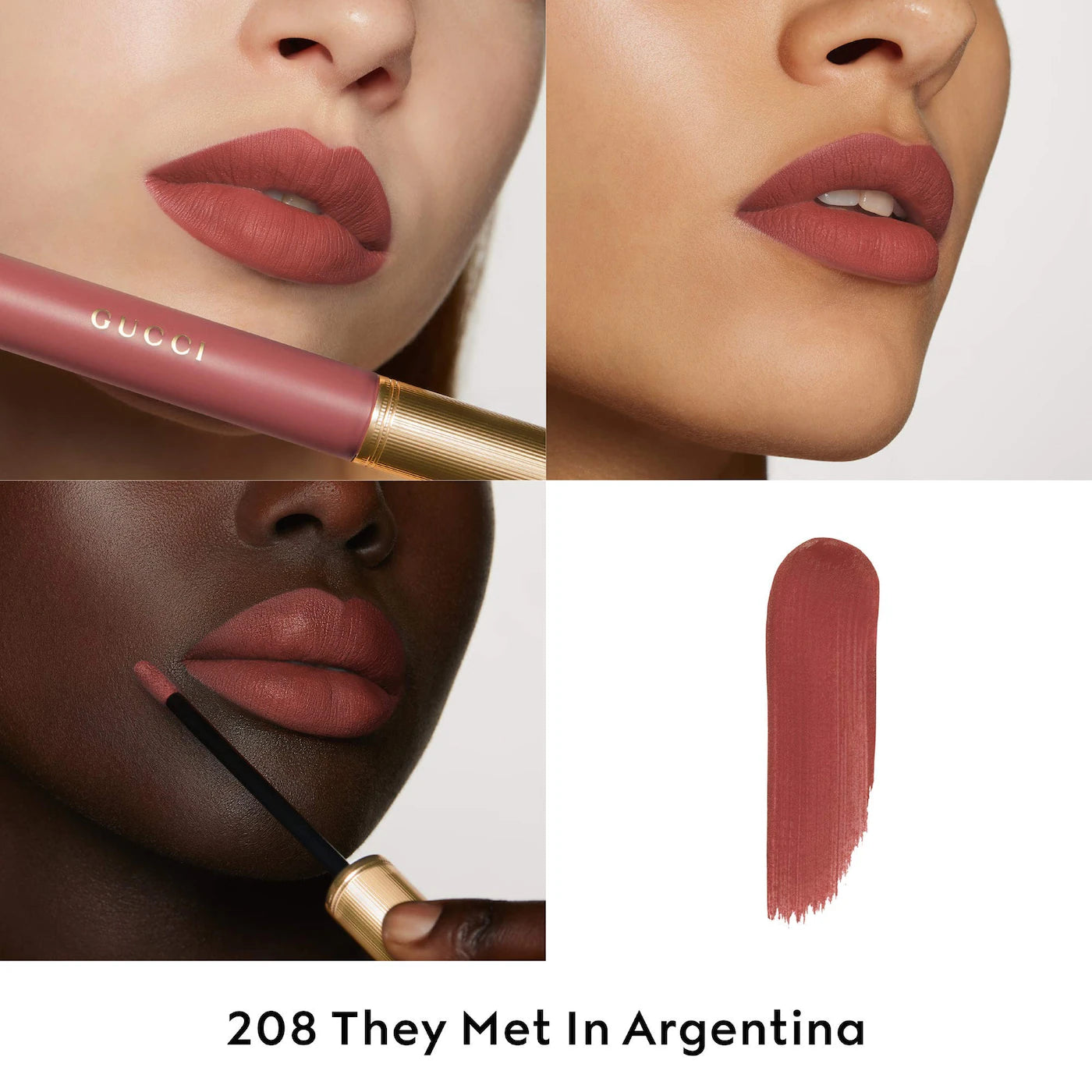 Gucci They Met In Argentina, Rouge à Lèvres Liquide Mat Lipstick