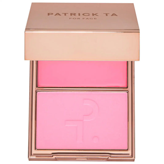 PATRICK TA Beauty Headlines Double-Take Crème & Powder Blush Duo