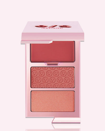 One Size by Patrick Starrr Cheek Clapper 3D Blush Trio Palette.