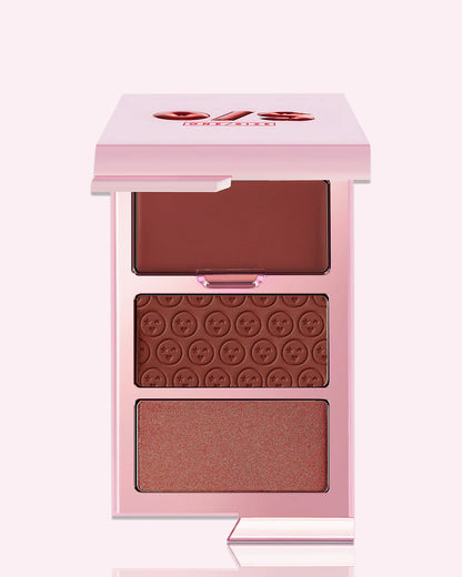 One Size by Patrick Starrr Cheek Clapper 3D Blush Trio Palette.