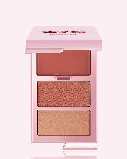 One Size by Patrick Starrr Cheek Clapper 3D Blush Trio Palette.
