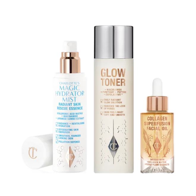CHARLOTTE'S 4 MAGIC & SCIENCE STEPS TO RESURFACE, HYDRATE & GLOW