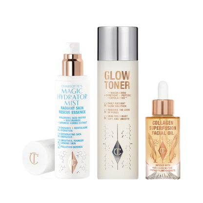 CHARLOTTE'S 4 MAGIC & SCIENCE STEPS TO RESURFACE, HYDRATE & GLOW