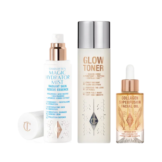 CHARLOTTE'S 4 MAGIC & SCIENCE STEPS TO RESURFACE, HYDRATE & GLOW