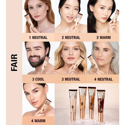 CHARLOTTE TILBURY - Beautiful Skin Medium Coverage Liquid Foundation I Neutral shade
