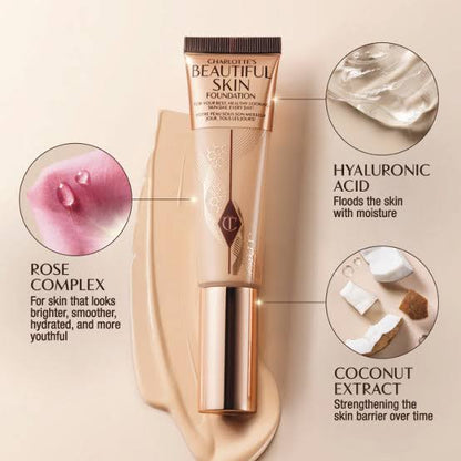 CHARLOTTE TILBURY - Beautiful Skin Medium Coverage Liquid Foundation I Neutral shade