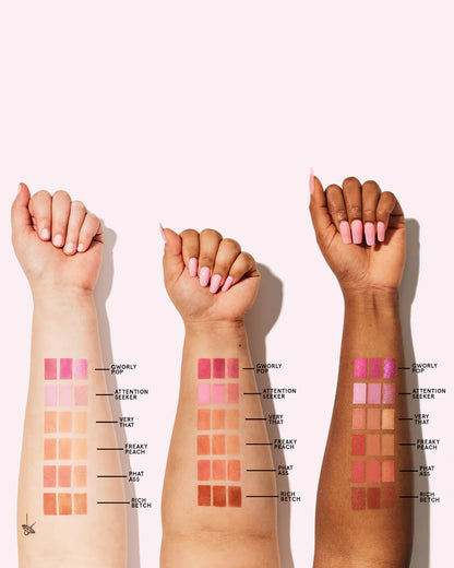 One Size by Patrick Starrr Cheek Clapper 3D Blush Trio Palette.