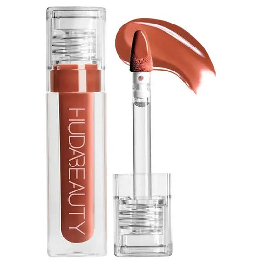 Huda Beauty Faux Filler Shiny Non-Sticky Lip Gloss - Foxy