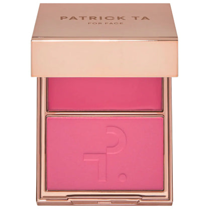 PATRICK TA Beauty Headlines Double-Take Crème & Powder Blush Duo