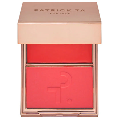 PATRICK TA Beauty Headlines Double-Take Crème & Powder Blush Duo