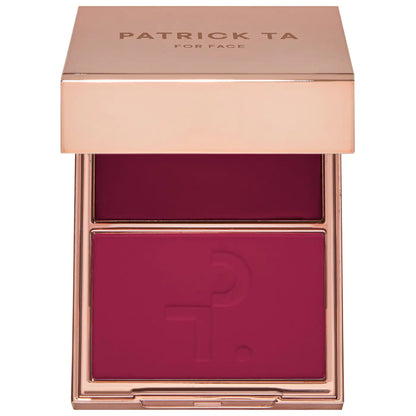PATRICK TA Beauty Headlines Double-Take Crème & Powder Blush Duo
