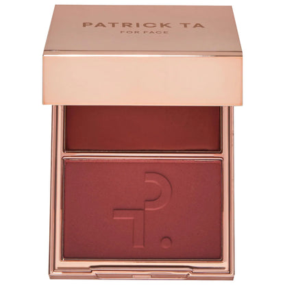 PATRICK TA Beauty Headlines Double-Take Crème & Powder Blush Duo