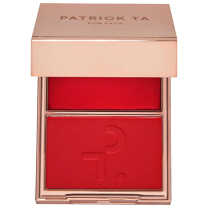 PATRICK TA Beauty Headlines Double-Take Crème & Powder Blush Duo