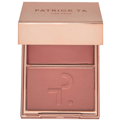 PATRICK TA Beauty Headlines Double-Take Crème & Powder Blush Duo